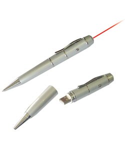 1GB High Speed USB 2.0 Flash Drive Pen & Laser Pointer
