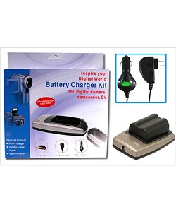 Battery Charger Set for Nikon EN-EL1 COOLPIX 4300