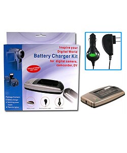 Casio NP 20 Compatible Battery Charger Set includes Car Charger