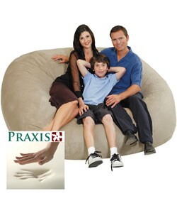 X-large Memory Foam Lounge Bag with Removable Cover