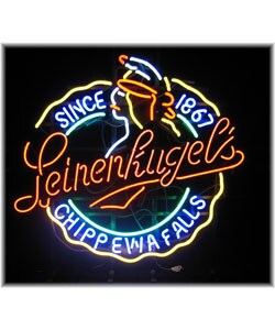 Leinenkugel's Chippewa Falls Neon Bar Sign