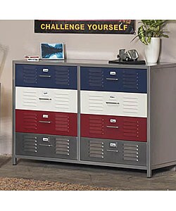 Boy's Locker 8-Drawer Dresser
