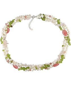 Cultured Freshwater Pearl Gemstone Necklace (Case of 6)