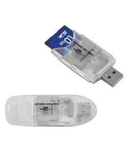 SD/ MMC 2-in-1 Memory Card Reader/Writer with USB