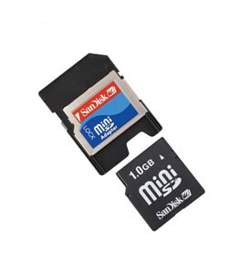 SanDisk 1GB Mini SD Memory Card