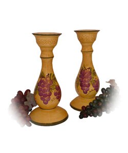Sonoma Collection Hand-painted Candle Holders