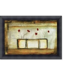 Lisa Ridgers Red Poppies Framed Canvas Art