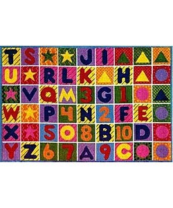 Numbers & Letters Rug (8' x 11')