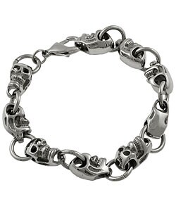 Stainless Steel Skulls Bracelet
