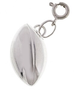 Sterling Silver Football Sport Charm
