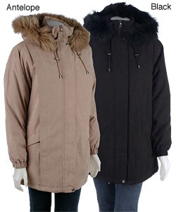 London Fog Women's Coat with Fur Trim