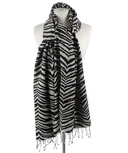 Himalaya Trading Co. Zebra Print Pashmina Wrap