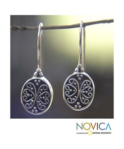 Balinese Medallions Earrings (Indonesia)