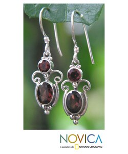 Crown Princess Garnet Earrings (Indonesia)