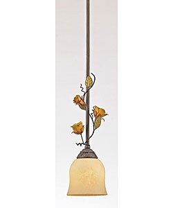 Rustic Rose Piccolo Pendant