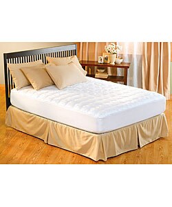 Antimicrobial Stain Resistant Pillow Top Mattress Pad
