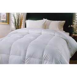 Famous Brand Woven Dot White Goose Down Comforter