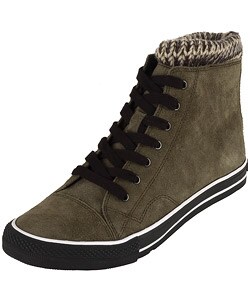 Dolce & Gabbana Suede High Top Sneaker