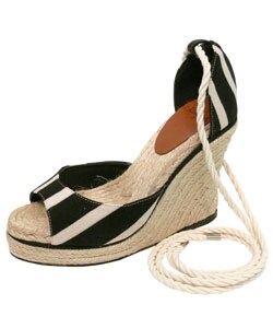Kate Spade Payton Striped Espadrille  Wedges