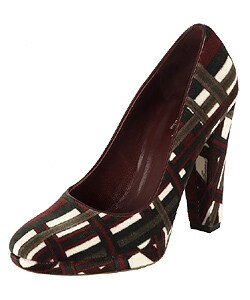 Gucci Printed Velvet Platform Pumps