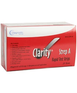 Clarity Strep A Test Strips (Box of 25)