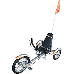 Triton Three-wheeled 16-inch Silver Cruiser