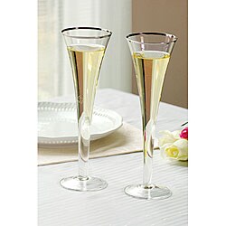 Trumpet Toasting Flutes