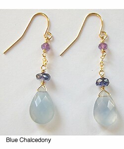 Elongated Drop Earrings (Dominican Republic)