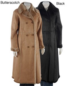Anne Klein Faux Shearling Coat