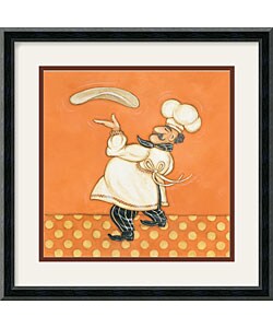 Stephanie Marrott Pizza Chef Framed Art Print