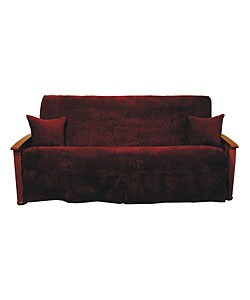 Jacquard Chenille Skirted Futon Slipcover Set