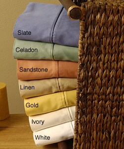 300 Thread Count Sateen Solid Combed Cotton Sheet Set