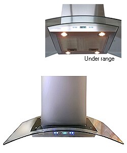 Cavaliere-Euro 30-inch Island Mount Range Hood