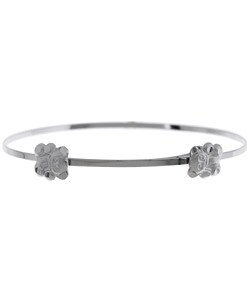 Sterling Silver Baby Bracelet w/ Teddy Bear