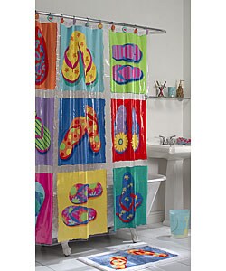 Beach Bash Vinyl Shower Curtain