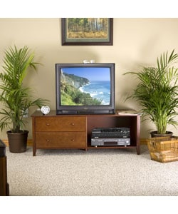Barrington Entertainment / Storage Bench (Walnut)
