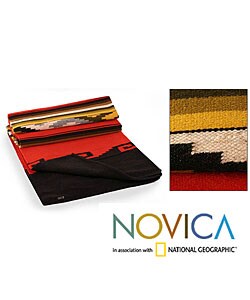 Red Sea Alpaca Wool Blanket (Peru)