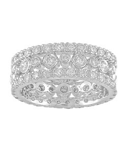 18k White Gold 1 1/2ct TDW Diamond Eternity Band