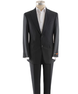 Hart Schaffner & Marx Men's Navy Traveler Suit