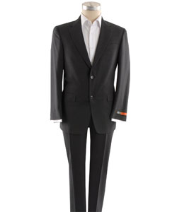Hart Schaffner & Marx Men's Charcoal Traveler Suit