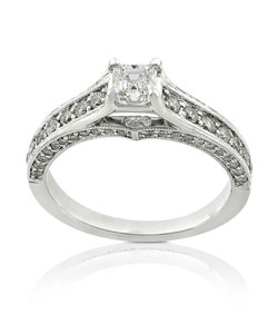 14k White Gold 1ct TDW Diamond Engagement Ring (H-I,SI1)