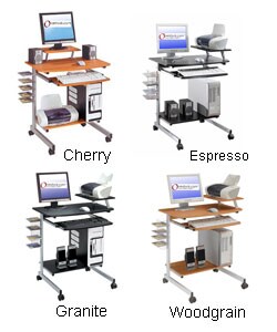 Ergonomically Designed Space-Saver Computer Desk