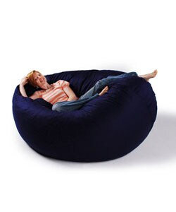 Zoe 6-foot Navy Beanbag-style Cocoon