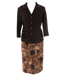 Studio I Brown and Beige Dress