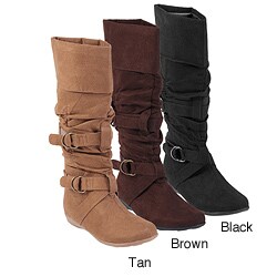 Bamboo by Journee Women's Zen Faux Suede Boots