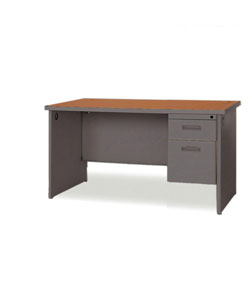 Marvel 48-inch Single Pedestal Steel Desk