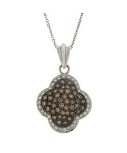 18k Gold 1 1/5ct TDW Multicolor Diamond Necklace (H-I, SI1-2)