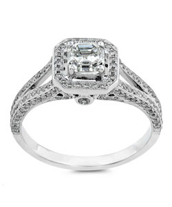 14k White Gold 1 1/3ct TDW Diamond Engagement Ring (H-I, SI1)