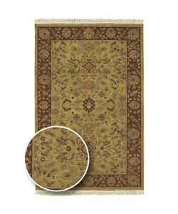 Hand-knotted Legacy Collection Wool Rug (8' Round).