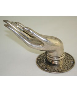 Bronze and Silverplated Open Hand (Indonesia)